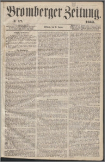 Bromberger Zeitung, 1863, nr 17