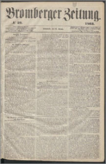 Bromberger Zeitung, 1863, nr 20