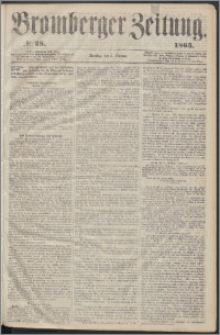 Bromberger Zeitung, 1863, nr 28