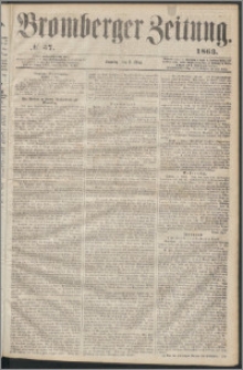 Bromberger Zeitung, 1863, nr 57