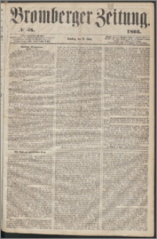 Bromberger Zeitung, 1863, nr 58
