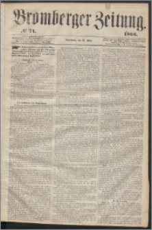 Bromberger Zeitung, 1863, nr 74
