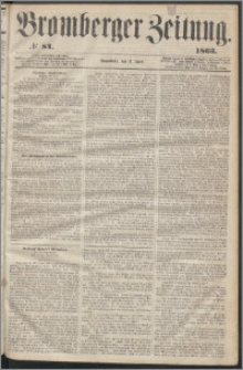Bromberger Zeitung, 1863, nr 84