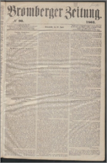 Bromberger Zeitung, 1863, nr 90