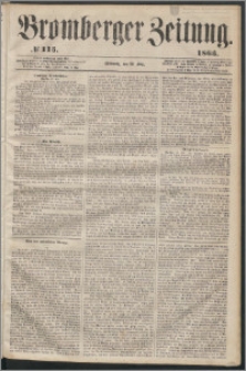 Bromberger Zeitung, 1863, nr 115