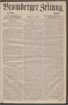 Bromberger Zeitung, 1863, nr 191