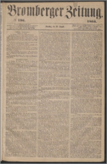 Bromberger Zeitung, 1863, nr 196