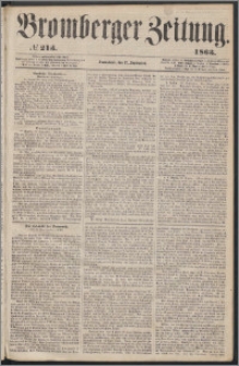 Bromberger Zeitung, 1863, nr 213