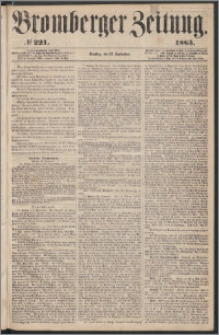 Bromberger Zeitung, 1863, nr 221