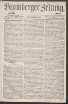 Bromberger Zeitung, 1864, nr 47
