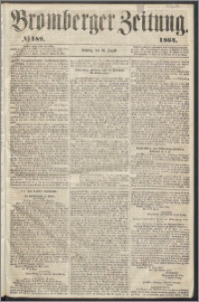 Bromberger Zeitung, 1864, nr 189