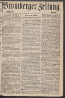 Bromberger Zeitung, 1864, nr 217
