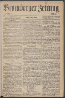 Bromberger Zeitung, 1865, nr 7