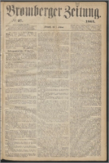 Bromberger Zeitung, 1865, nr 27