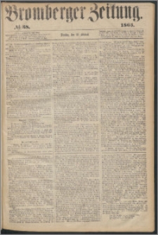 Bromberger Zeitung, 1865, nr 38