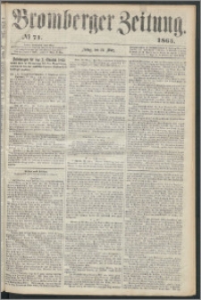 Bromberger Zeitung, 1865, nr 71