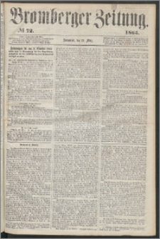 Bromberger Zeitung, 1865, nr 72