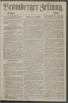 Bromberger Zeitung, 1865, nr 217