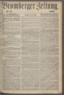 Bromberger Zeitung, 1866, nr 74
