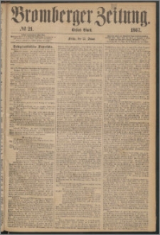 Bromberger Zeitung, 1867, nr 21