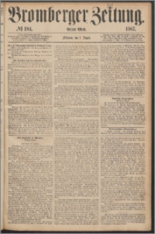 Bromberger Zeitung, 1867, nr 184