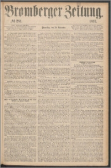 Bromberger Zeitung, 1867, nr 281