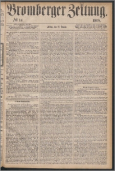 Bromberger Zeitung, 1868, nr 14