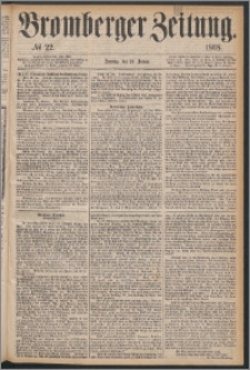 Bromberger Zeitung, 1868, nr 22