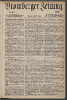 Bromberger Zeitung, 1868, nr 43
