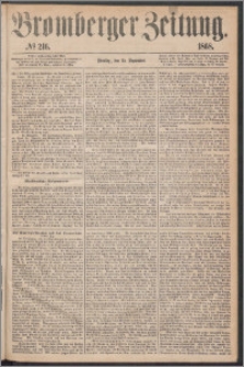 Bromberger Zeitung, 1868, nr 216