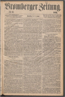 Bromberger Zeitung, 1869, nr 17