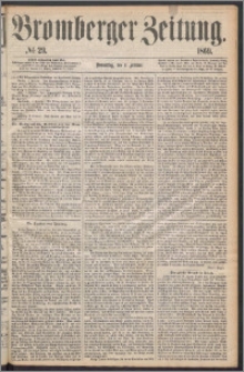 Bromberger Zeitung, 1869, nr 29