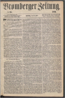 Bromberger Zeitung, 1869, nr 98