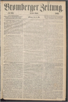 Bromberger Zeitung, 1869, nr 113