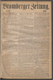Bromberger Zeitung, 1872, nr 72