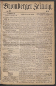Bromberger Zeitung, 1872, nr 77