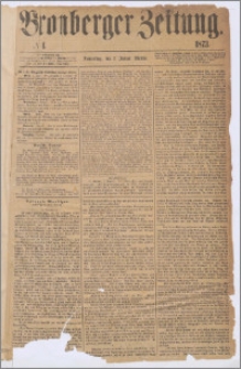 Bromberger Zeitung, 1873, nr 1