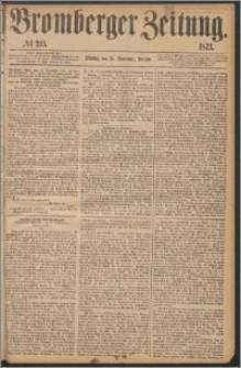 Bromberger Zeitung, 1873, nr 215