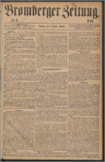 Bromberger Zeitung, 1874, nr 3