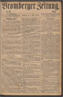 Bromberger Zeitung, 1874, nr 12