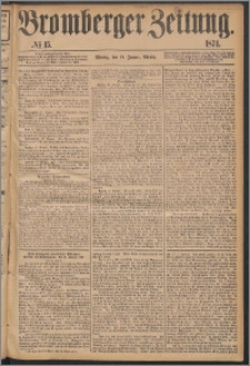 Bromberger Zeitung, 1874, nr 15