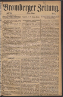 Bromberger Zeitung, 1874, nr 26