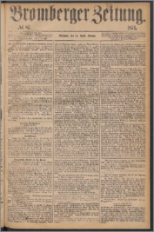 Bromberger Zeitung, 1874, nr 87