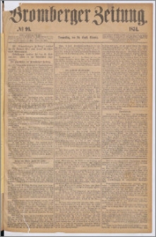 Bromberger Zeitung, 1874, nr 99