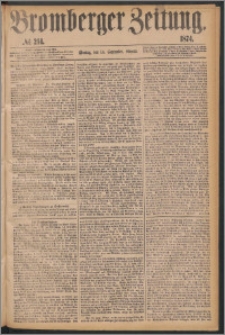 Bromberger Zeitung, 1874, nr 214