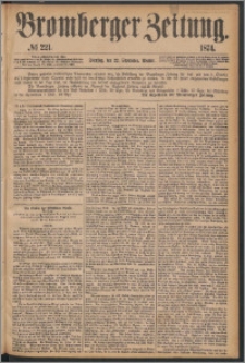 Bromberger Zeitung, 1874, nr 221