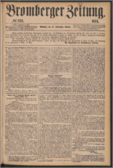 Bromberger Zeitung, 1874, nr 222