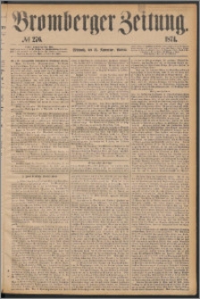 Bromberger Zeitung, 1874, nr 276