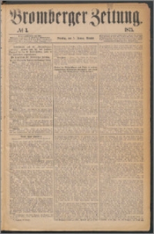 Bromberger Zeitung, 1875, nr 3
