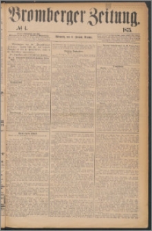 Bromberger Zeitung, 1875, nr 4